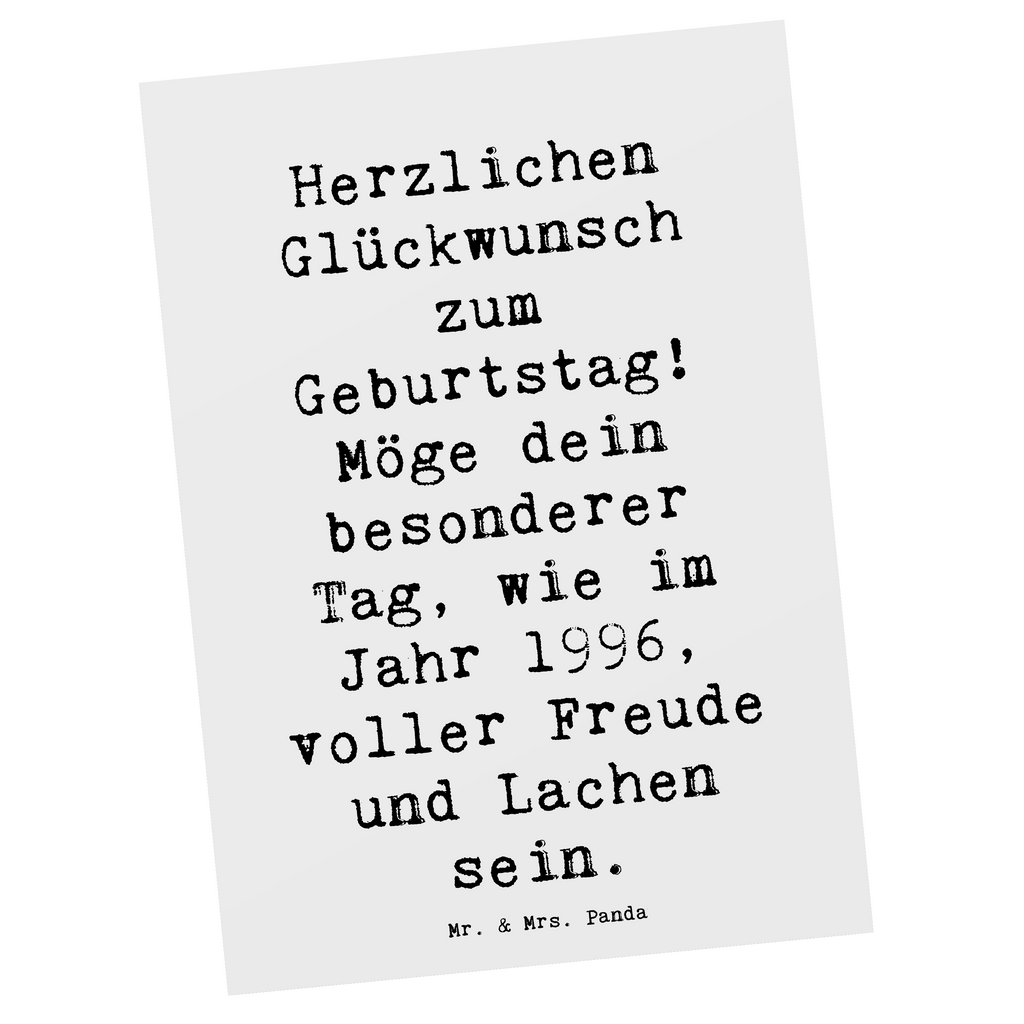 Postkarte Spruch 1996 Geburtstag Freude Postkarte, Karte, Geschenkkarte, Grußkarte, Einladung, Ansichtskarte, Geburtstagskarte, Einladungskarte, Dankeskarte, Ansichtskarten, Einladung Geburtstag, Einladungskarten Geburtstag, Geburtstag, Geburtstagsgeschenk, Geschenk