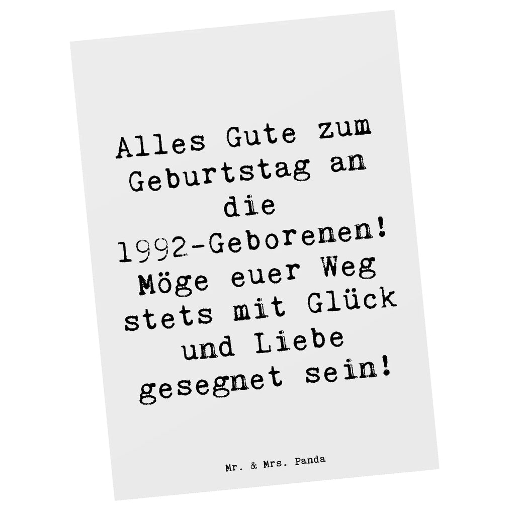 Postkarte Spruch 1992 Geburtstag Postkarte, Karte, Geschenkkarte, Grußkarte, Einladung, Ansichtskarte, Geburtstagskarte, Einladungskarte, Dankeskarte, Ansichtskarten, Einladung Geburtstag, Einladungskarten Geburtstag, Geburtstag, Geburtstagsgeschenk, Geschenk