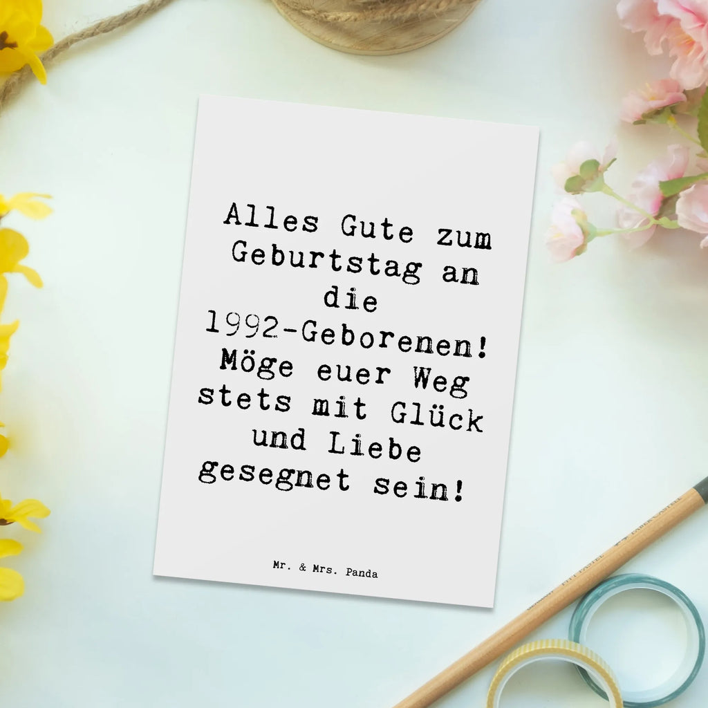 Postkarte Spruch 1992 Geburtstag Postkarte, Karte, Geschenkkarte, Grußkarte, Einladung, Ansichtskarte, Geburtstagskarte, Einladungskarte, Dankeskarte, Ansichtskarten, Einladung Geburtstag, Einladungskarten Geburtstag, Geburtstag, Geburtstagsgeschenk, Geschenk