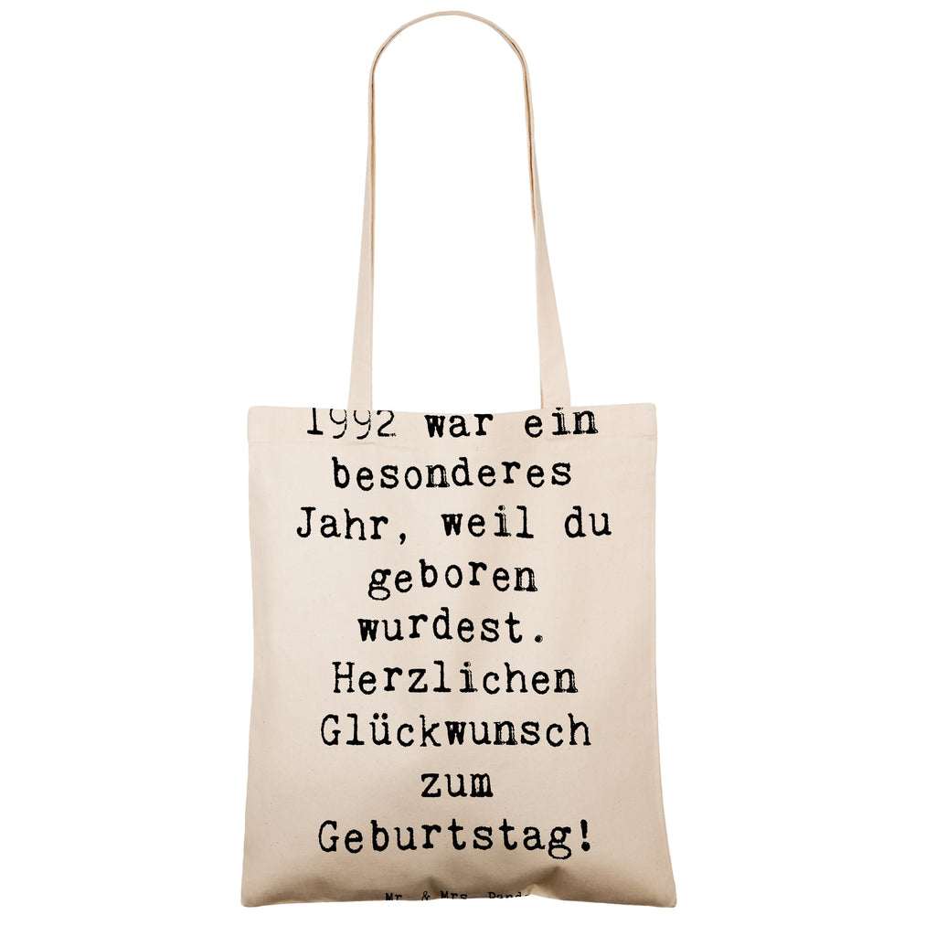 Tragetasche Spruch 1992 Geburtstag Beuteltasche, Beutel, Einkaufstasche, Jutebeutel, Stoffbeutel, Tasche, Shopper, Umhängetasche, Strandtasche, Schultertasche, Stofftasche, Tragetasche, Badetasche, Jutetasche, Einkaufstüte, Laptoptasche, Geburtstag, Geburtstagsgeschenk, Geschenk