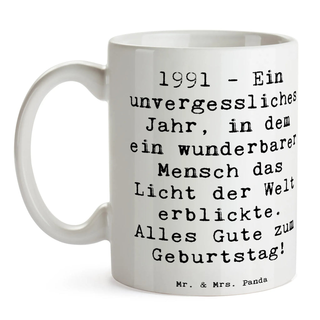 Tasse Spruch 1991 Geburtstag Tasse, Kaffeetasse, Teetasse, Becher, Kaffeebecher, Teebecher, Keramiktasse, Porzellantasse, Büro Tasse, Geschenk Tasse, Tasse Sprüche, Tasse Motive, Kaffeetassen, Tasse bedrucken, Designer Tasse, Cappuccino Tassen, Schöne Teetassen, Geburtstag, Geburtstagsgeschenk, Geschenk