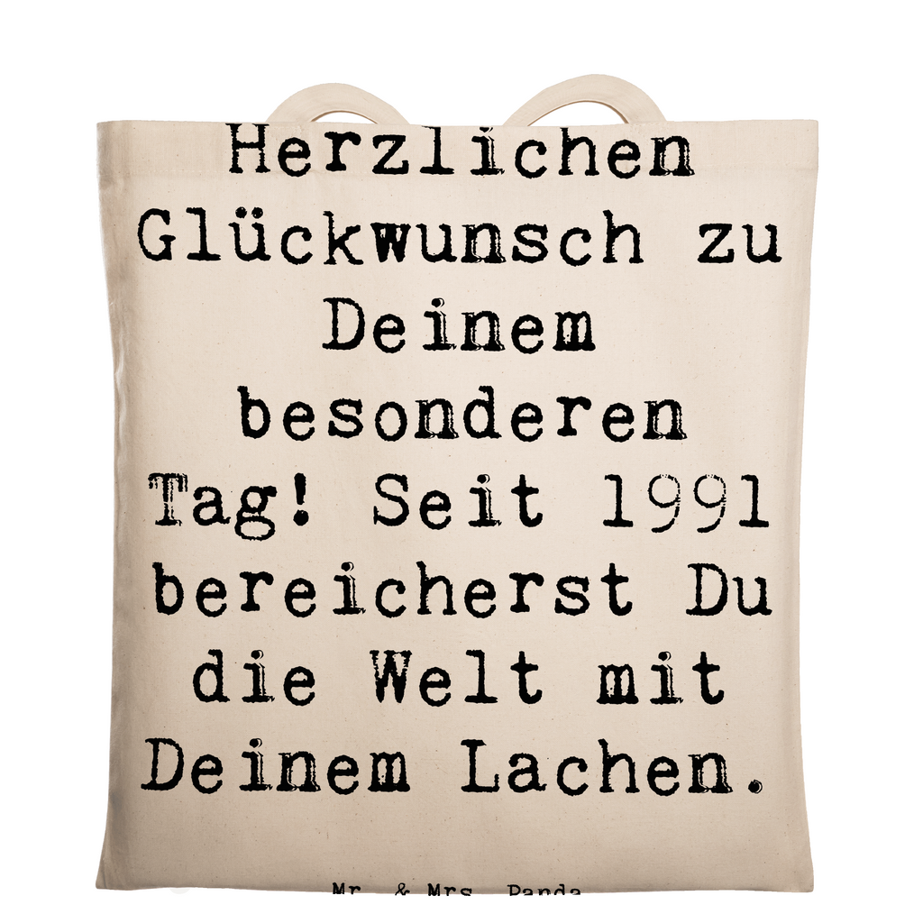 Tragetasche Spruch 1991 Geburtstag Beuteltasche, Beutel, Einkaufstasche, Jutebeutel, Stoffbeutel, Tasche, Shopper, Umhängetasche, Strandtasche, Schultertasche, Stofftasche, Tragetasche, Badetasche, Jutetasche, Einkaufstüte, Laptoptasche, Geburtstag, Geburtstagsgeschenk, Geschenk