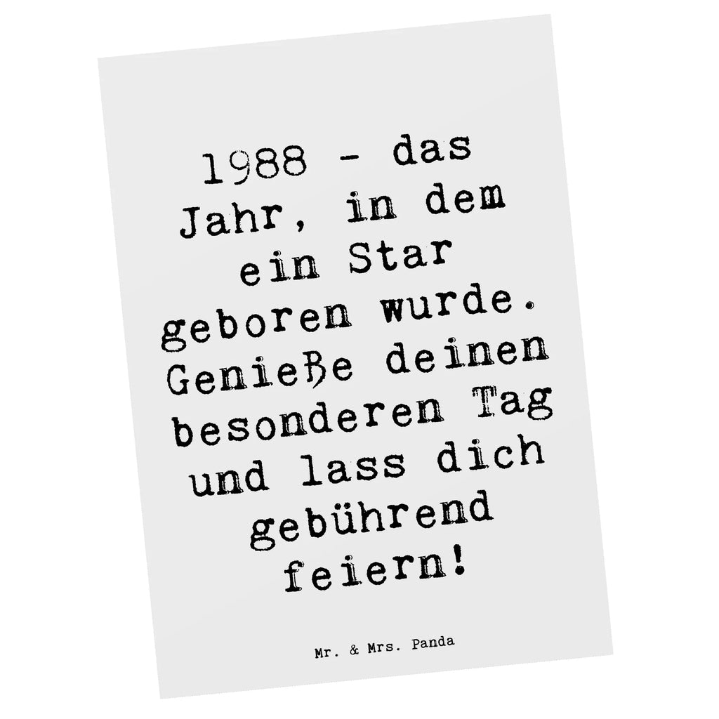 Postkarte Spruch 1988 Geburtstag Postkarte, Karte, Geschenkkarte, Grußkarte, Einladung, Ansichtskarte, Geburtstagskarte, Einladungskarte, Dankeskarte, Ansichtskarten, Einladung Geburtstag, Einladungskarten Geburtstag, Geburtstag, Geburtstagsgeschenk, Geschenk