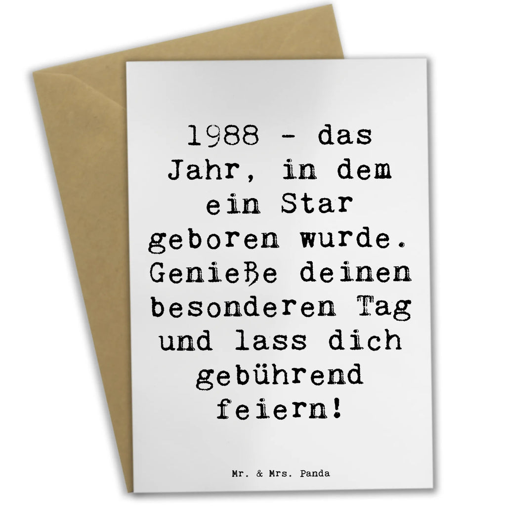 Grußkarte Spruch 1988 Geburtstag Grußkarte, Klappkarte, Einladungskarte, Glückwunschkarte, Hochzeitskarte, Geburtstagskarte, Karte, Ansichtskarten, Geburtstag, Geburtstagsgeschenk, Geschenk