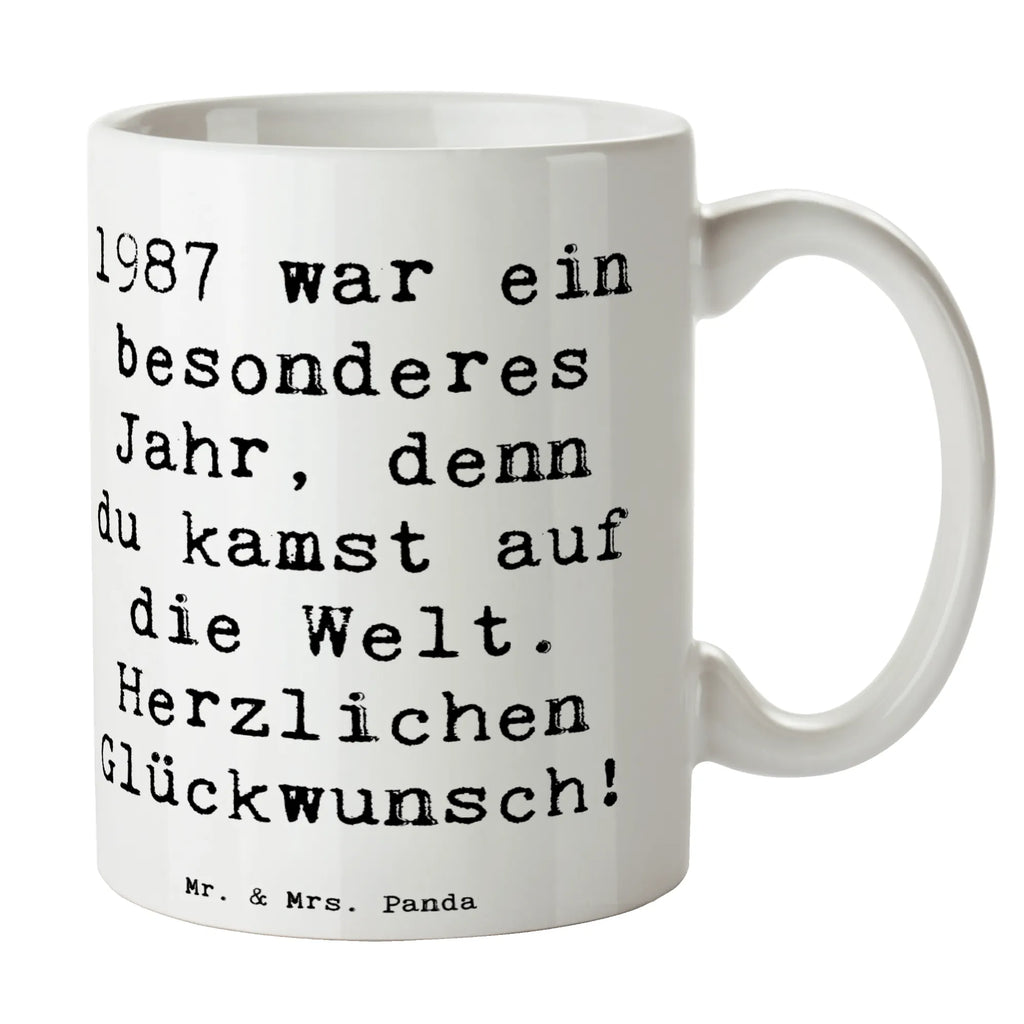 Tasse Spruch 1987 Geburtstag Tasse, Kaffeetasse, Teetasse, Becher, Kaffeebecher, Teebecher, Keramiktasse, Porzellantasse, Büro Tasse, Geschenk Tasse, Tasse Sprüche, Tasse Motive, Kaffeetassen, Tasse bedrucken, Designer Tasse, Cappuccino Tassen, Schöne Teetassen, Geburtstag, Geburtstagsgeschenk, Geschenk