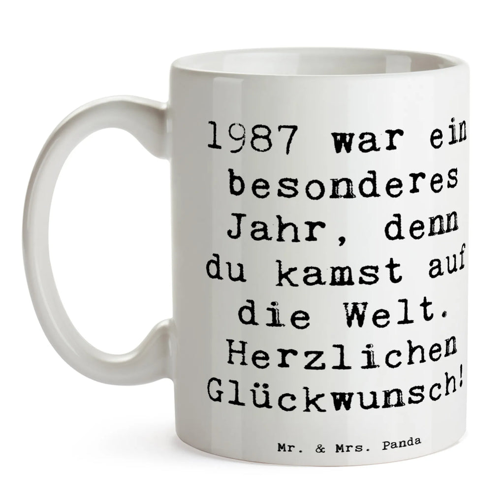 Tasse Spruch 1987 Geburtstag Tasse, Kaffeetasse, Teetasse, Becher, Kaffeebecher, Teebecher, Keramiktasse, Porzellantasse, Büro Tasse, Geschenk Tasse, Tasse Sprüche, Tasse Motive, Kaffeetassen, Tasse bedrucken, Designer Tasse, Cappuccino Tassen, Schöne Teetassen, Geburtstag, Geburtstagsgeschenk, Geschenk