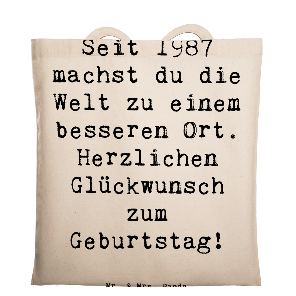 Tragetasche Spruch 1987 Geburtstag Beuteltasche, Beutel, Einkaufstasche, Jutebeutel, Stoffbeutel, Tasche, Shopper, Umhängetasche, Strandtasche, Schultertasche, Stofftasche, Tragetasche, Badetasche, Jutetasche, Einkaufstüte, Laptoptasche, Geburtstag, Geburtstagsgeschenk, Geschenk