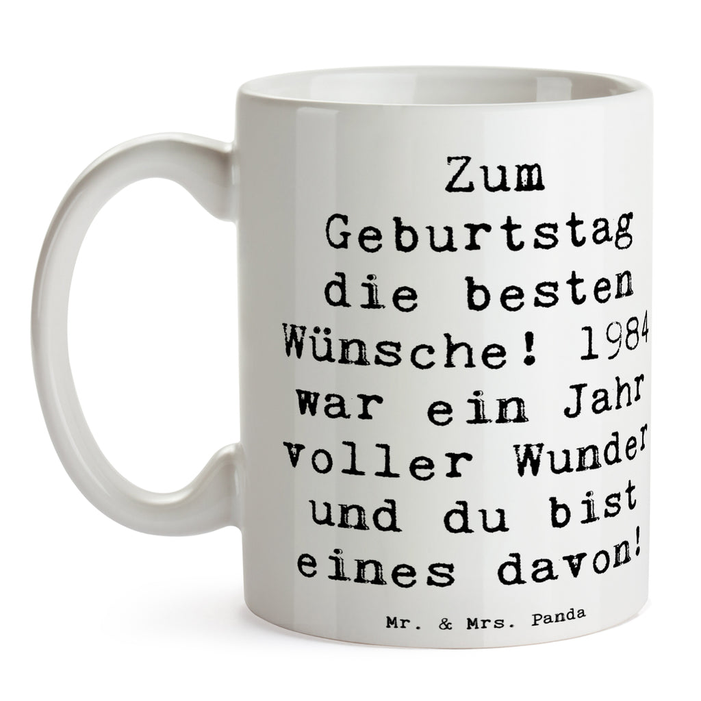 Tasse Spruch 1984 Geburtstag Tasse, Kaffeetasse, Teetasse, Becher, Kaffeebecher, Teebecher, Keramiktasse, Porzellantasse, Büro Tasse, Geschenk Tasse, Tasse Sprüche, Tasse Motive, Kaffeetassen, Tasse bedrucken, Designer Tasse, Cappuccino Tassen, Schöne Teetassen, Geburtstag, Geburtstagsgeschenk, Geschenk