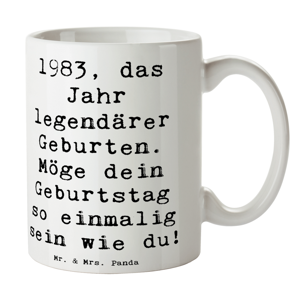 Tasse Spruch 1983 Geburtstag Tasse, Kaffeetasse, Teetasse, Becher, Kaffeebecher, Teebecher, Keramiktasse, Porzellantasse, Büro Tasse, Geschenk Tasse, Tasse Sprüche, Tasse Motive, Kaffeetassen, Tasse bedrucken, Designer Tasse, Cappuccino Tassen, Schöne Teetassen, Geburtstag, Geburtstagsgeschenk, Geschenk