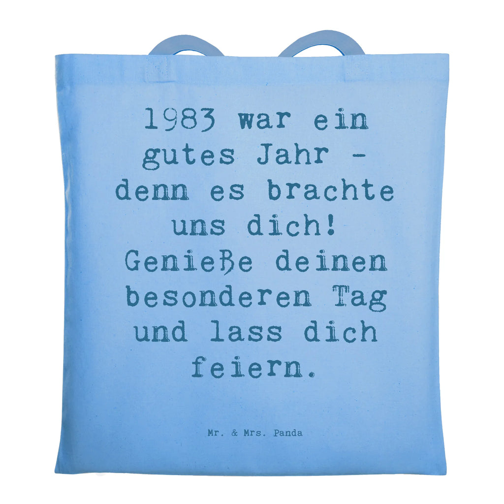 Tragetasche Spruch 1983 Geburtstag Beuteltasche, Beutel, Einkaufstasche, Jutebeutel, Stoffbeutel, Tasche, Shopper, Umhängetasche, Strandtasche, Schultertasche, Stofftasche, Tragetasche, Badetasche, Jutetasche, Einkaufstüte, Laptoptasche, Geburtstag, Geburtstagsgeschenk, Geschenk