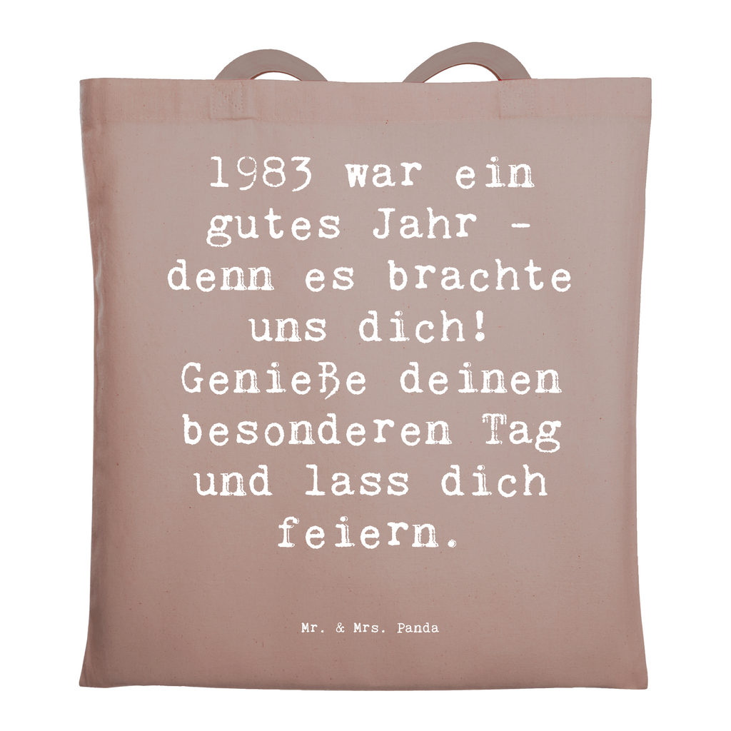 Tragetasche Spruch 1983 Geburtstag Beuteltasche, Beutel, Einkaufstasche, Jutebeutel, Stoffbeutel, Tasche, Shopper, Umhängetasche, Strandtasche, Schultertasche, Stofftasche, Tragetasche, Badetasche, Jutetasche, Einkaufstüte, Laptoptasche, Geburtstag, Geburtstagsgeschenk, Geschenk