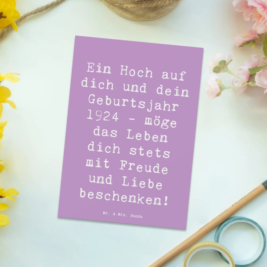 Postkarte Spruch 1924 Geburtstag Postkarte, Karte, Geschenkkarte, Grußkarte, Einladung, Ansichtskarte, Geburtstagskarte, Einladungskarte, Dankeskarte, Ansichtskarten, Einladung Geburtstag, Einladungskarten Geburtstag, Geburtstag, Geburtstagsgeschenk, Geschenk