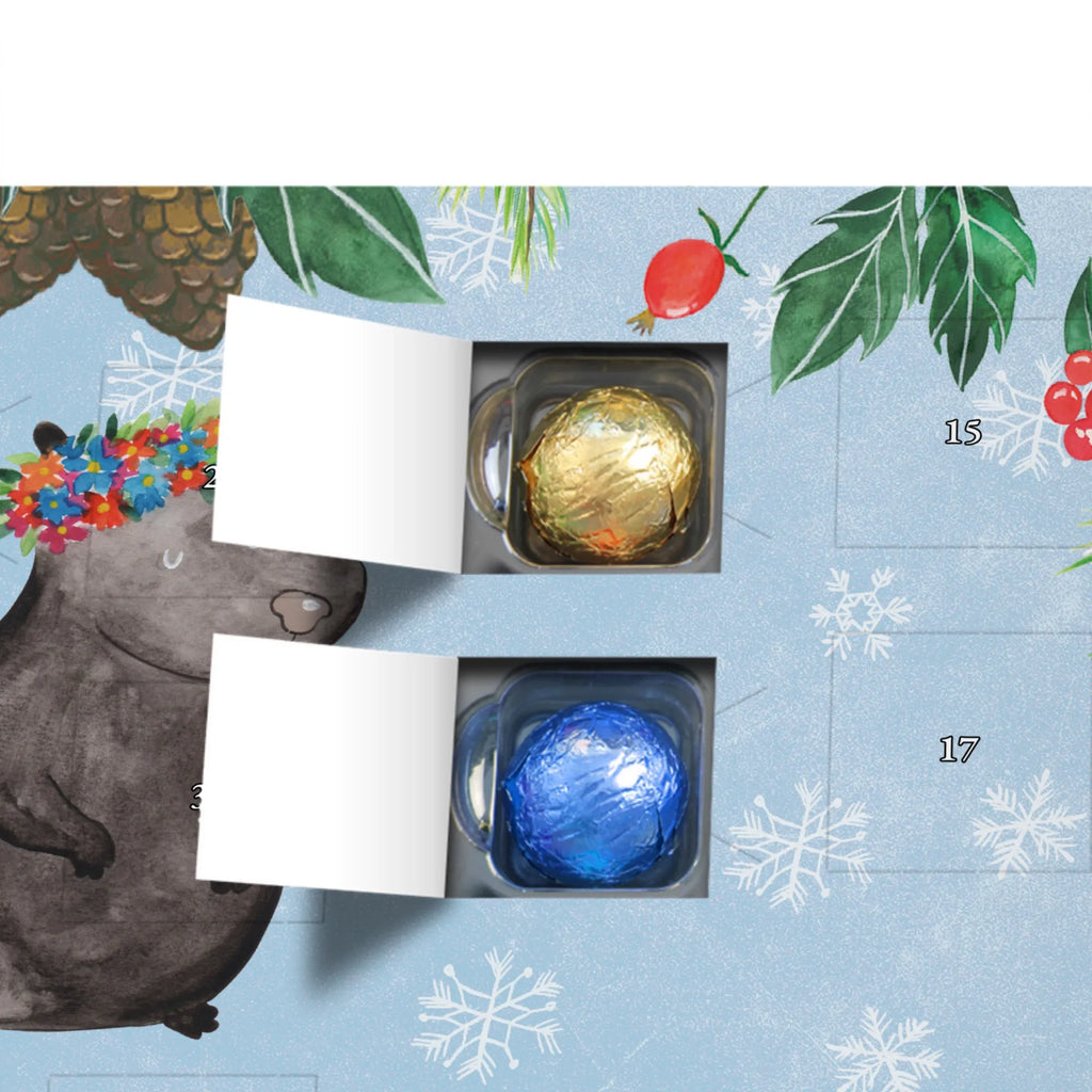 Schoko Adventskalender Stinktier Mädchen Adventskalender, Schokoladen Adventskalender, Schoko Adventskalender, Stinktier, Skunk, Wildtier, Raubtier, Stinker, Stinki, Yoga, Namaste, Lebe, Liebe, Lache