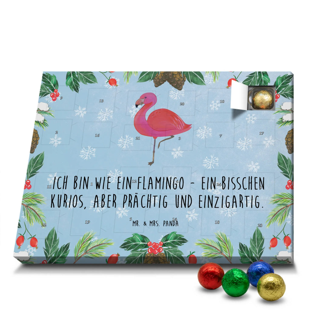 Schoko Adventskalender Flamingo Classic Adventskalender, Schokoladen Adventskalender, Schoko Adventskalender, Flamingo, Einzigartig, Selbstliebe, Stolz, ich, für mich, Spruch, Freundin, Freundinnen, Außenseiter, Sohn, Tochter, Geschwister