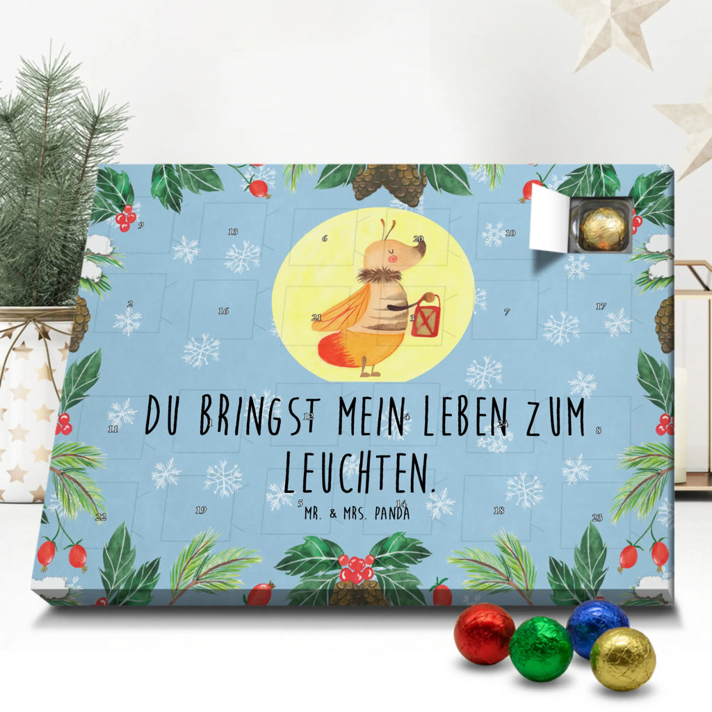 Schoko Adventskalender Glühwürmchen Adventskalender, Schokoladen Adventskalender, Schoko Adventskalender, Tiermotive, Gute Laune, lustige Sprüche, Tiere, Glühwürmchen, Glühwurm, Falter, Liebe, Leuchten, magisch, Liebesbeweis, Lieblingsmensch, Verlobung, Heiratsantrag, Jahrestag, Liebesspruch