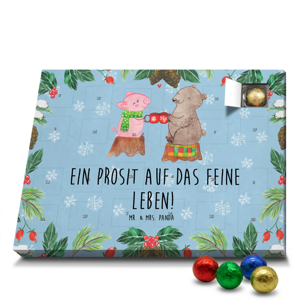 Schoko Adventskalender Glühschwein Sause Adventskalender, Schokoladen Adventskalender, Schoko Adventskalender, Winter, Weihnachten, Weihnachtsdeko, Nikolaus, Advent, Heiligabend, Wintermotiv, Prost, Alles Gute, Weihnachtszeit, Schwein, Bär