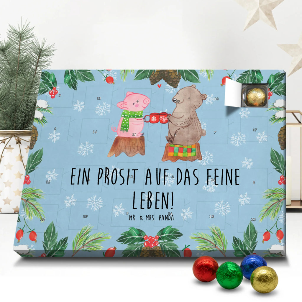 Schoko Adventskalender Glühschwein Sause Adventskalender, Schokoladen Adventskalender, Schoko Adventskalender, Winter, Weihnachten, Weihnachtsdeko, Nikolaus, Advent, Heiligabend, Wintermotiv, Prost, Alles Gute, Weihnachtszeit, Schwein, Bär