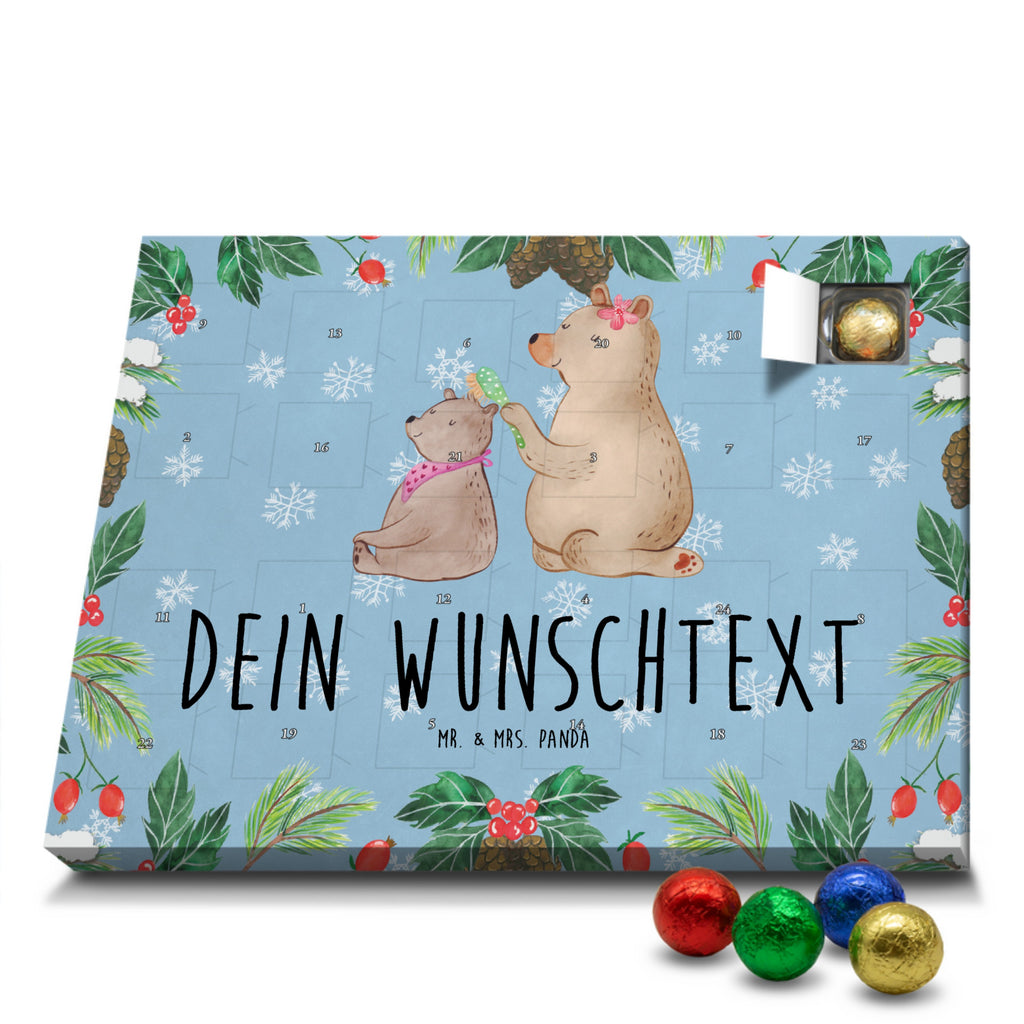 Personalisierter Schoko Adventskalender Bär Kind Personalisierter Adventskalender, Adventskalender mit Namen, Familie, Vatertag, Muttertag, Bruder, Schwester, Mama, Papa, Oma, Opa, Geschenk, Mutti, Mutter