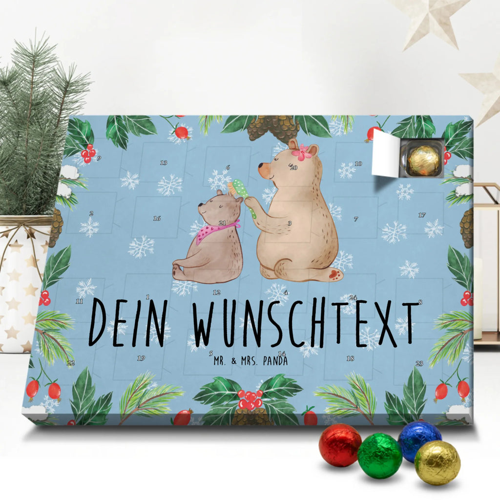 Personalisierter Schoko Adventskalender Bär Kind Personalisierter Adventskalender, Adventskalender mit Namen, Familie, Vatertag, Muttertag, Bruder, Schwester, Mama, Papa, Oma, Opa, Geschenk, Mutti, Mutter