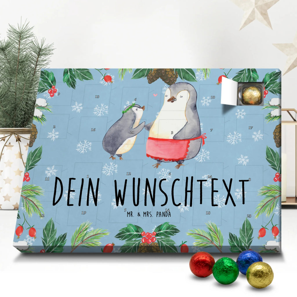 Personalisierter Schoko Adventskalender Pinguin mit Kind Personalisierter Adventskalender, Adventskalender mit Namen, Familie, Vatertag, Muttertag, Bruder, Schwester, Mama, Papa, Oma, Opa, Geschenk, Mami, Mutti, Mutter, Geburststag