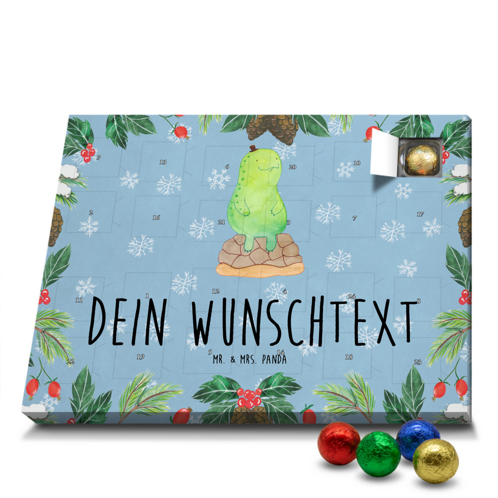 Personalisierter Schoko Adventskalender Schildkröte Pause Personalisierter Adventskalender, Adventskalender mit Namen, Schildkröte, Achtsamkeit, Entschleunigen, achtsam