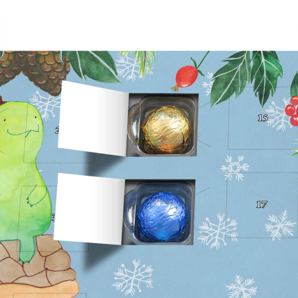 Personalisierter Schoko Adventskalender Schildkröte Pause Personalisierter Adventskalender, Adventskalender mit Namen, Schildkröte, Achtsamkeit, Entschleunigen, achtsam