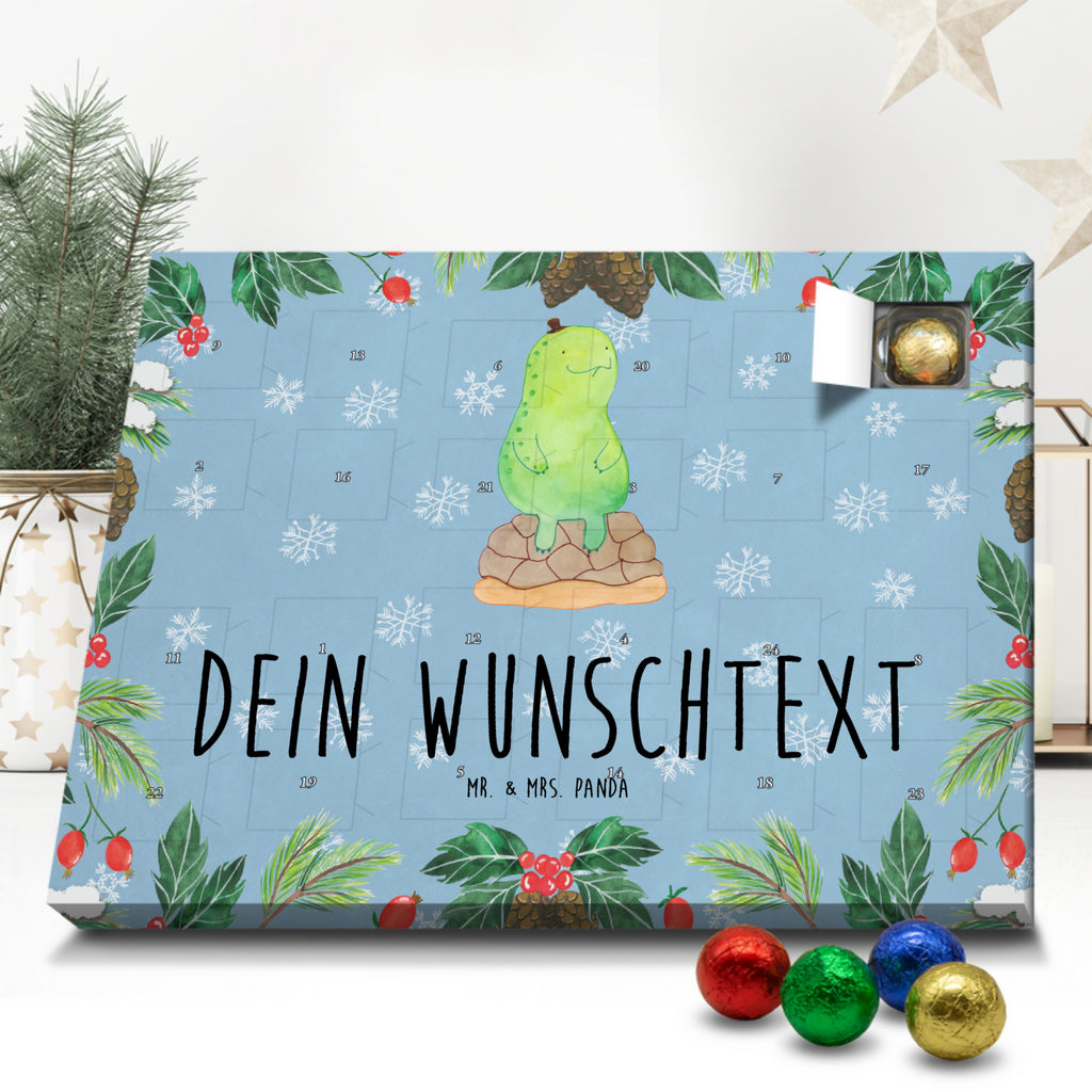 Personalisierter Schoko Adventskalender Schildkröte Pause Personalisierter Adventskalender, Adventskalender mit Namen, Schildkröte, Achtsamkeit, Entschleunigen, achtsam