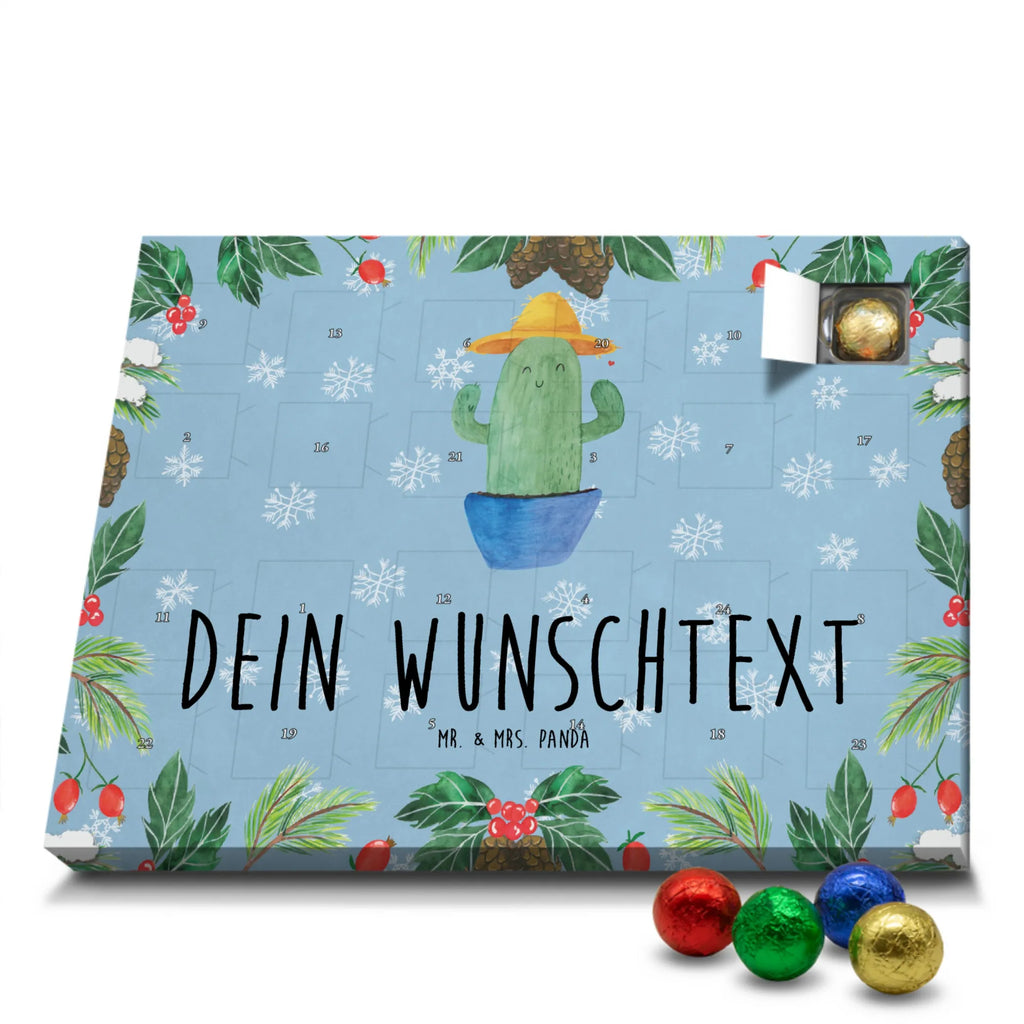 Personalisierter Schoko Adventskalender Kaktus Hut Personalisierter Adventskalender, Adventskalender mit Namen, Kaktus, Kakteen, Reisen, Weltreise, Weltenbummler, Reisetagebuch, Städtetrip, Kaktusliebe, Geschenkidee, Spruch, Motivation