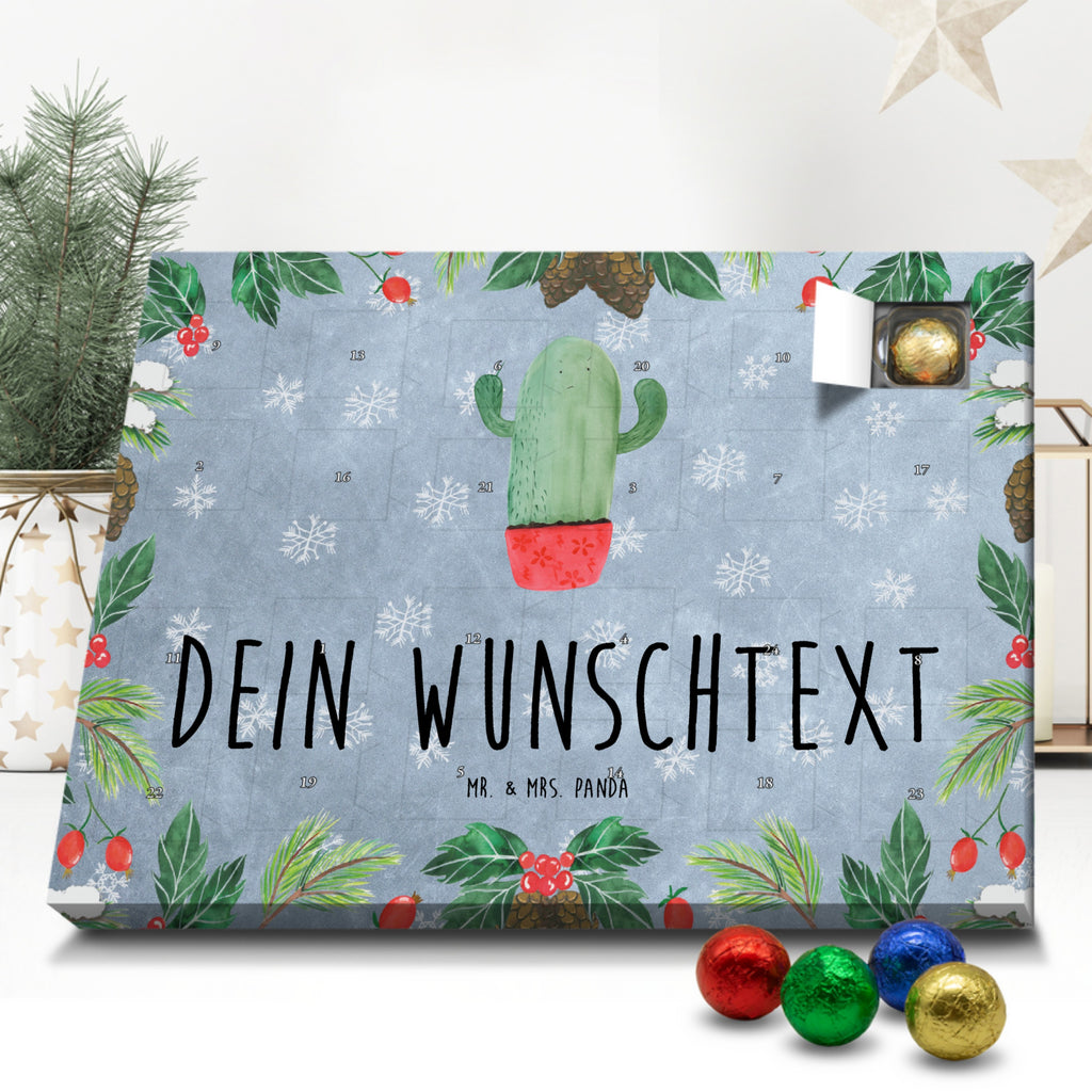 Personalisierter Schoko Adventskalender Kaktus Wut Personalisierter Adventskalender, Adventskalender mit Namen, Kaktus, Kakteen, ärgern, Büro, Schule, Büroalltag, Chefin, Kollege, Kollegin, wütend