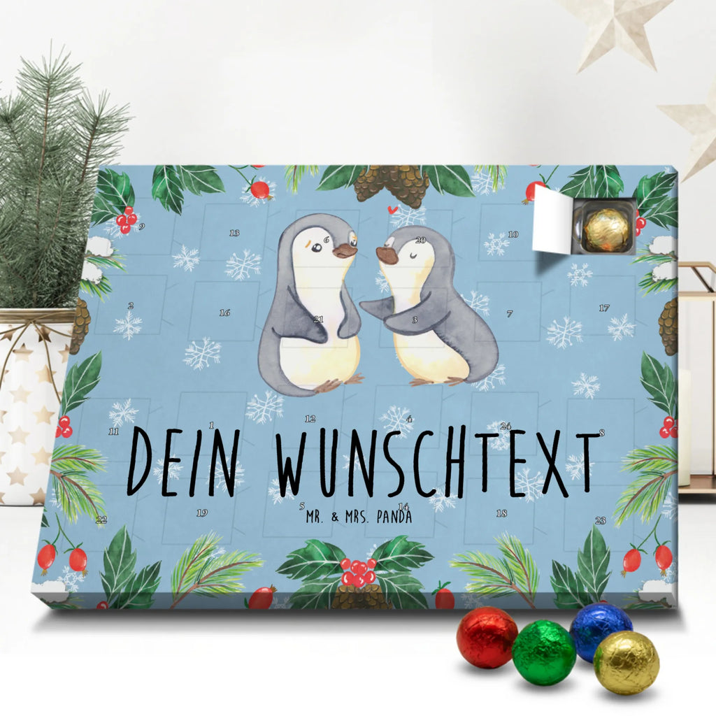 Personalisierter Schoko Adventskalender Pinguine trösten Personalisierter Adventskalender, Adventskalender mit Namen, Liebe, Partner, Freund, Freundin, Ehemann, Ehefrau, Heiraten, Verlobung, Heiratsantrag, Liebesgeschenk, Jahrestag, Hocheitstag, Valentinstag, Geschenk für Frauen, Hochzeitstag, Mitbringsel, Geschenk für Freundin, Geschenk für Partner, Liebesbeweis, für Männer, für Ehemann