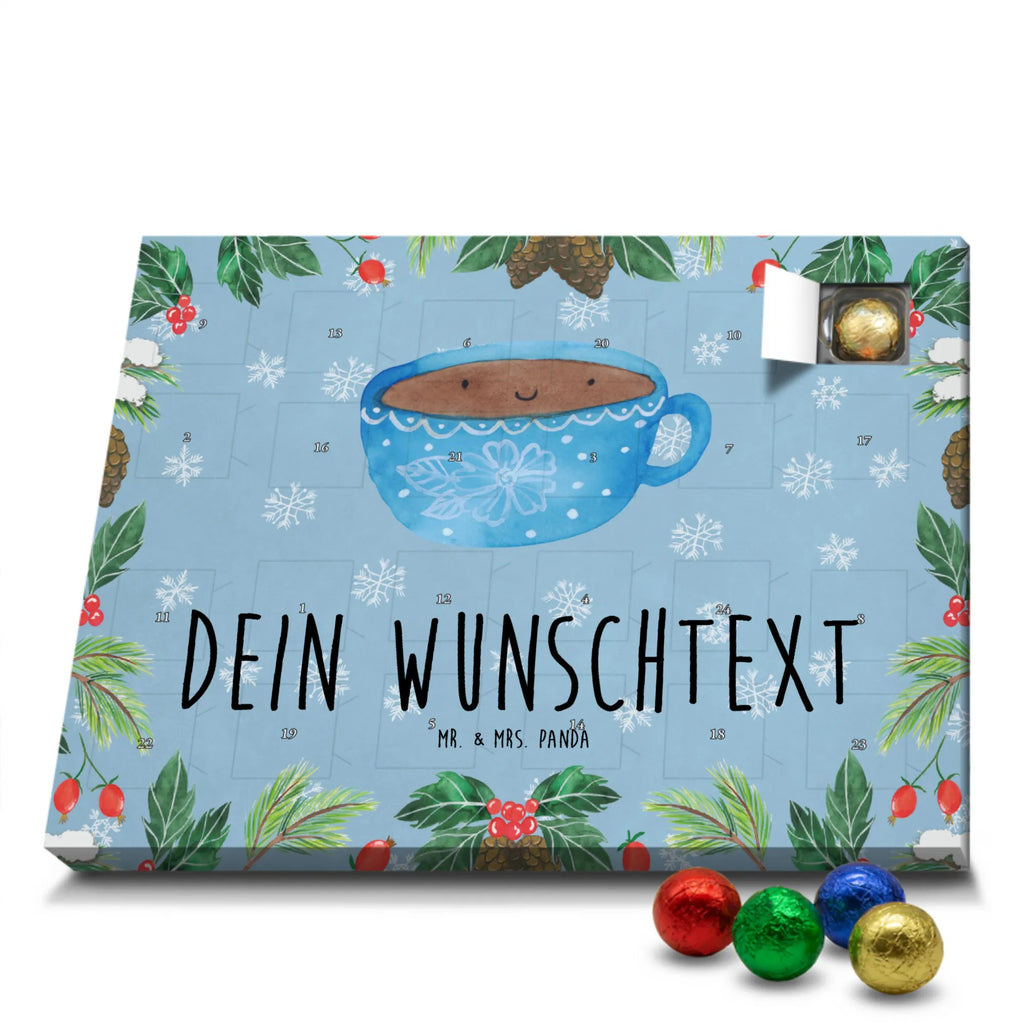 Personalisierter Schoko Adventskalender Kaffee Tasse Personalisierter Adventskalender, Adventskalender mit Namen, Tiermotive, Gute Laune, lustige Sprüche, Tiere, Kaffee, Tasse, Liebe, Geschmack, Genuss, Glücklich