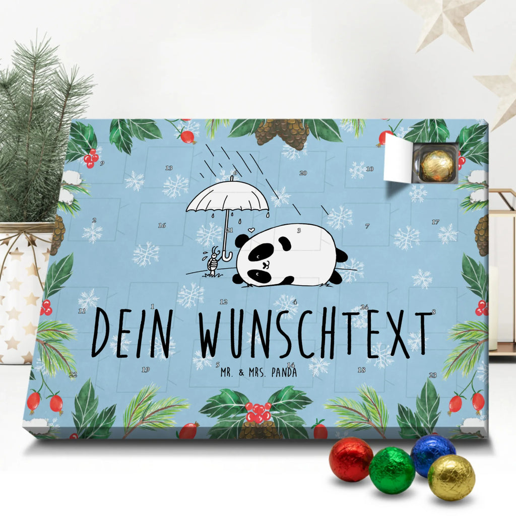 Personalisierter Schoko Adventskalender Panda Freundschaft Personalisierter Adventskalender, Adventskalender mit Namen