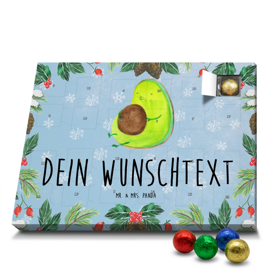 Personalisierter Schoko Adventskalender Avocado Pfeifen Personalisierter Adventskalender, Adventskalender mit Namen, Avocado, Veggie, Vegan, Gesund, Diät, Abnehmen, Ernährung, dick sein, Pummelfee