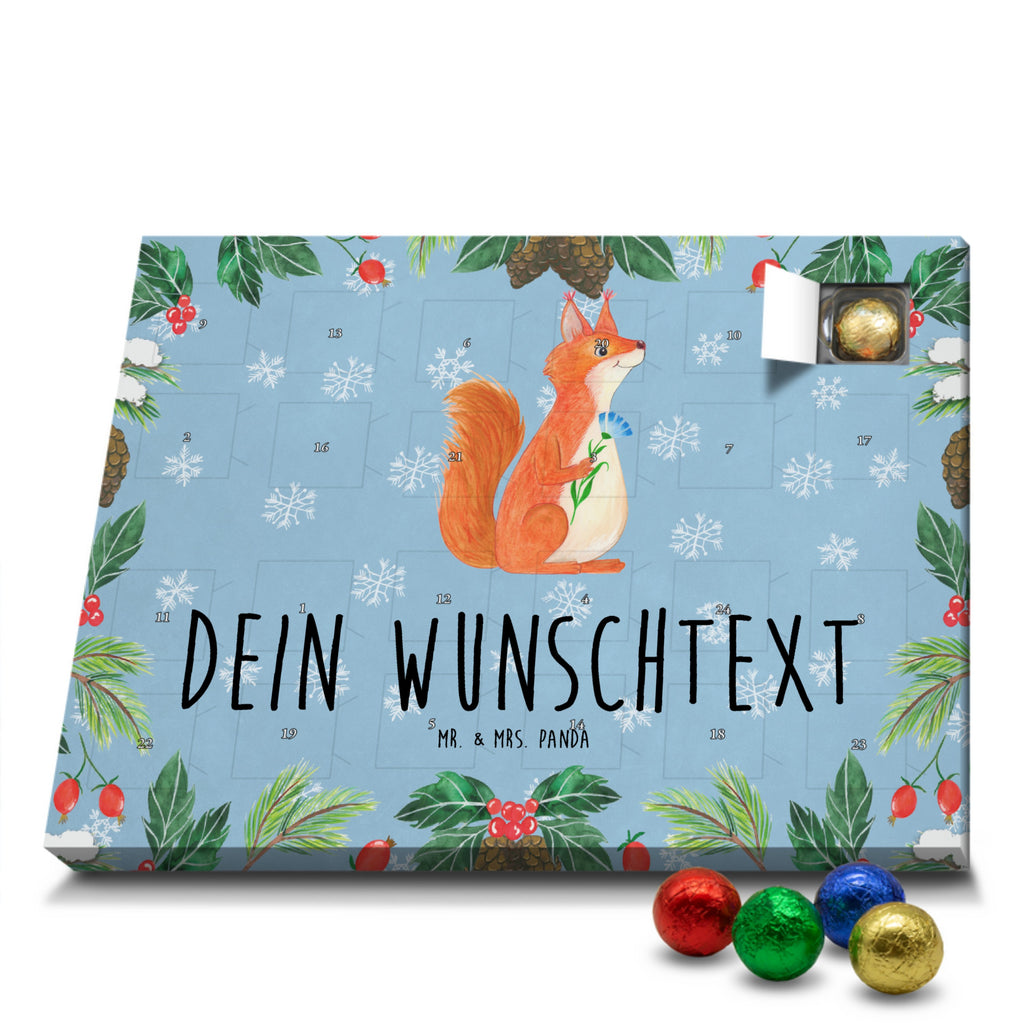 Personalisierter Schoko Adventskalender Eichhörnchen Blume Personalisierter Adventskalender, Adventskalender mit Namen, Tiermotive, Gute Laune, lustige Sprüche, Tiere, Eichhörnchen, Eichhorn, Spruch positiv, Lachen, Spaß, Motivation Sprüche, Motivation Bilder, glücklich Spruch, Spruch Deko