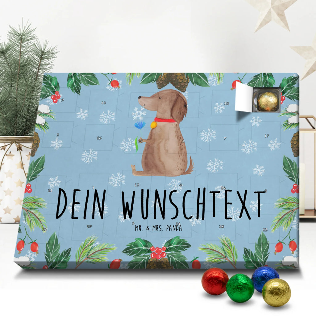 Personalisierter Schoko Adventskalender Hund Blume Personalisierter Adventskalender, Adventskalender mit Namen, Hund, Hundemotiv, Haustier, Hunderasse, Tierliebhaber, Hundebesitzer, Sprüche, Hunde, Frauchen, Hundeliebe