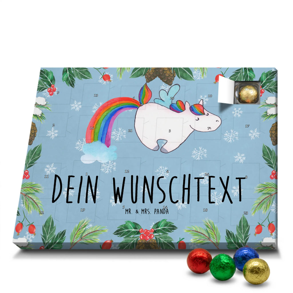 Personalisierter Schoko Adventskalender Einhorn Fliegendes Pferd Personalisierter Adventskalender, Adventskalender mit Namen, Einhorn, Einhörner, Einhorn Deko, Pegasus, Unicorn, Regenbogen, Spielen, Realität, Glitzer, Erwachsenwerden