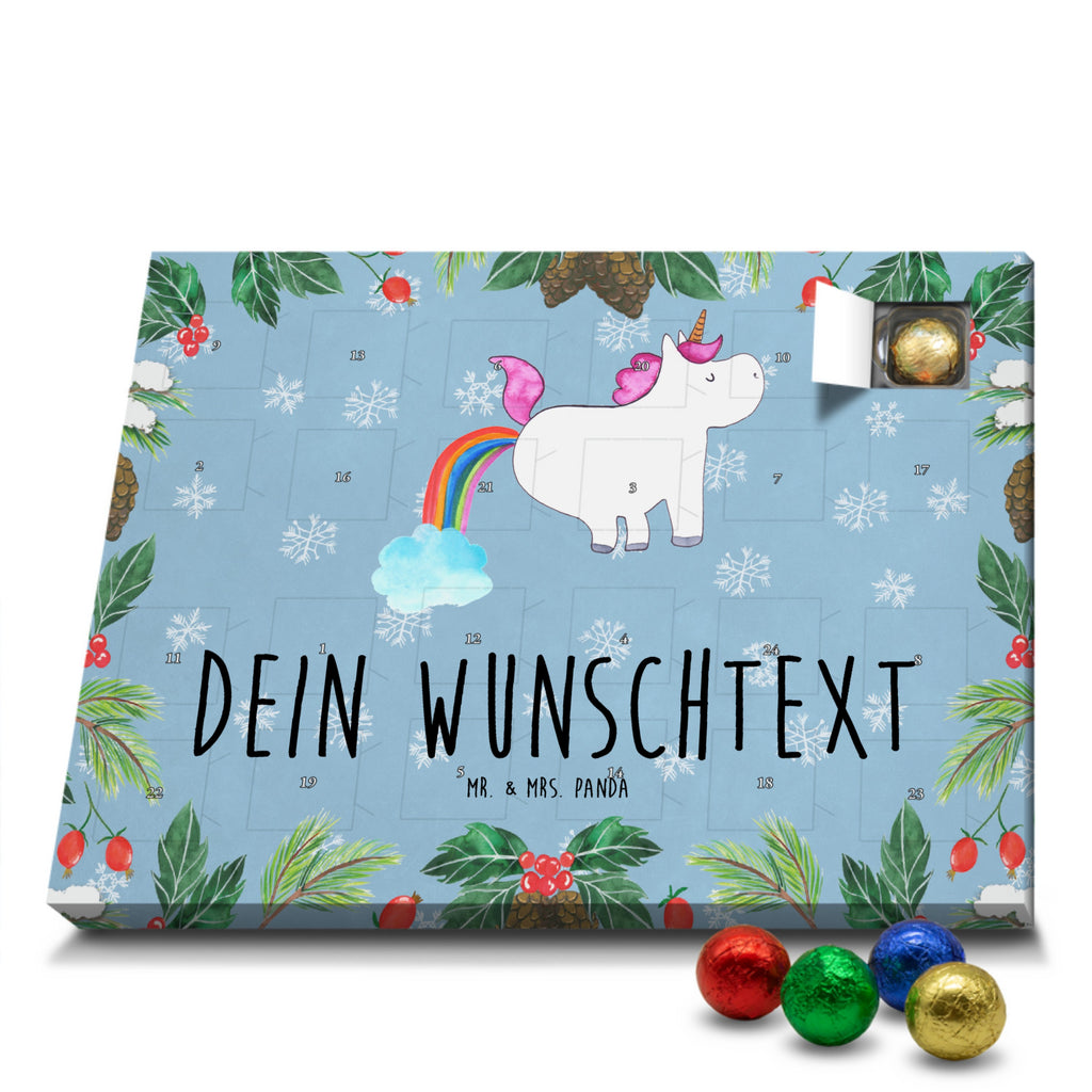 Personalisierter Schoko Adventskalender Einhorn Pupsen Personalisierter Adventskalender, Adventskalender mit Namen, Einhorn, Einhörner, Einhorn Deko, Pegasus, Unicorn, Pups, Regenbogen, Glitzer, Einhornpower, Erwachsenwerden, Spaß, lustig, Freundin