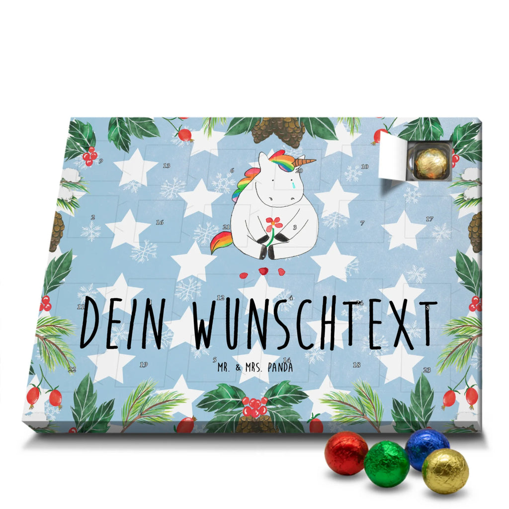 Personalisierter Schoko Adventskalender Einhorn Traurig Personalisierter Adventskalender, Adventskalender mit Namen, Einhorn, Einhörner, Einhorn Deko, Pegasus, Unicorn, Glitzer, Trösten. Freundschaft, Freunde, Liebe, Trauer, Grußkarte, Blume