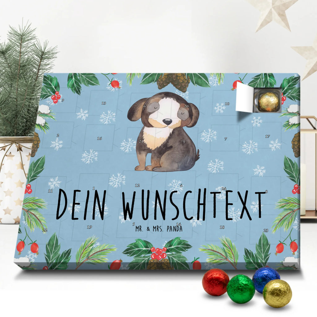 Personalisierter Schoko Adventskalender Hund Entspannen Personalisierter Adventskalender, Adventskalender mit Namen, Hund, Hundemotiv, Haustier, Hunderasse, Tierliebhaber, Hundebesitzer, Sprüche, schwarzer Hund, Hundeliebe, Liebe, Hundeglück