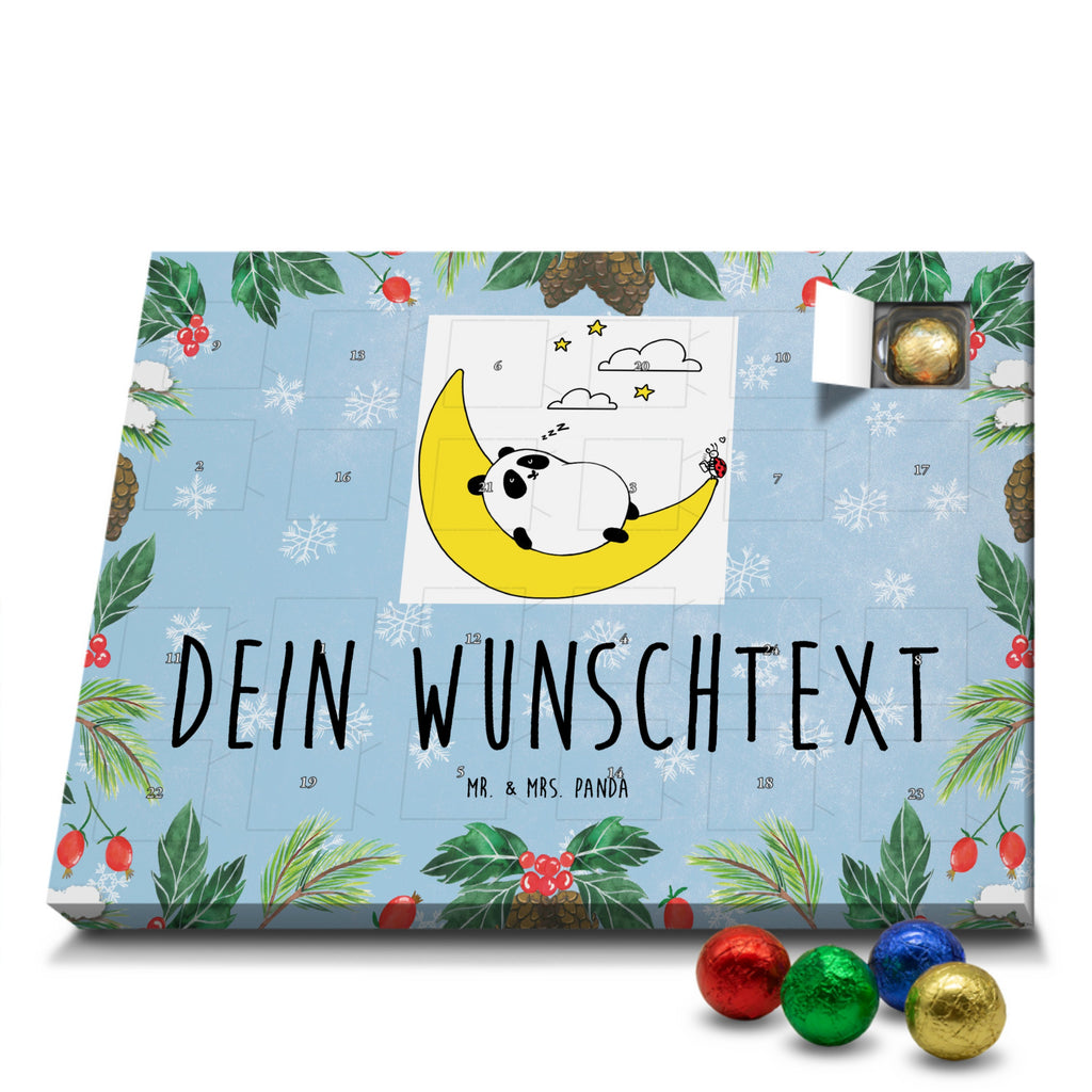 Personalisierter Schoko Adventskalender Panda Easy Personalisierter Adventskalender, Adventskalender mit Namen