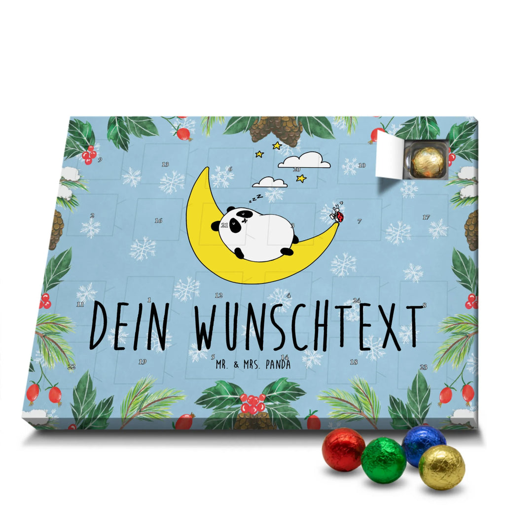 Personalisierter Schoko Adventskalender Panda Easy Personalisierter Adventskalender, Adventskalender mit Namen