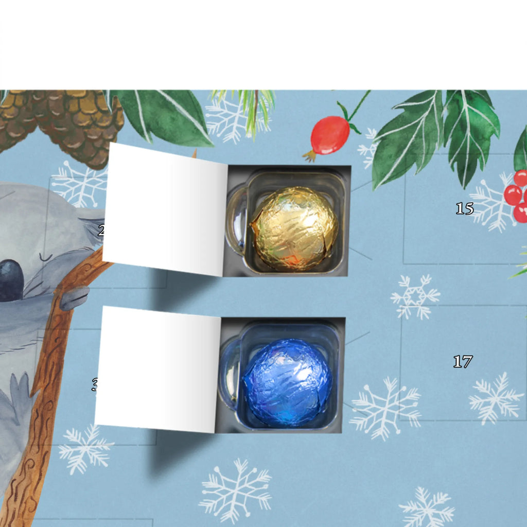 Personalisierter Schoko Adventskalender Koalabär Personalisierter Adventskalender, Adventskalender mit Namen, Tiermotive, Gute Laune, lustige Sprüche, Tiere, Koala, träumen, Traum, schlafen, Schlafzimmer, Traumland, Bär, Koalabär