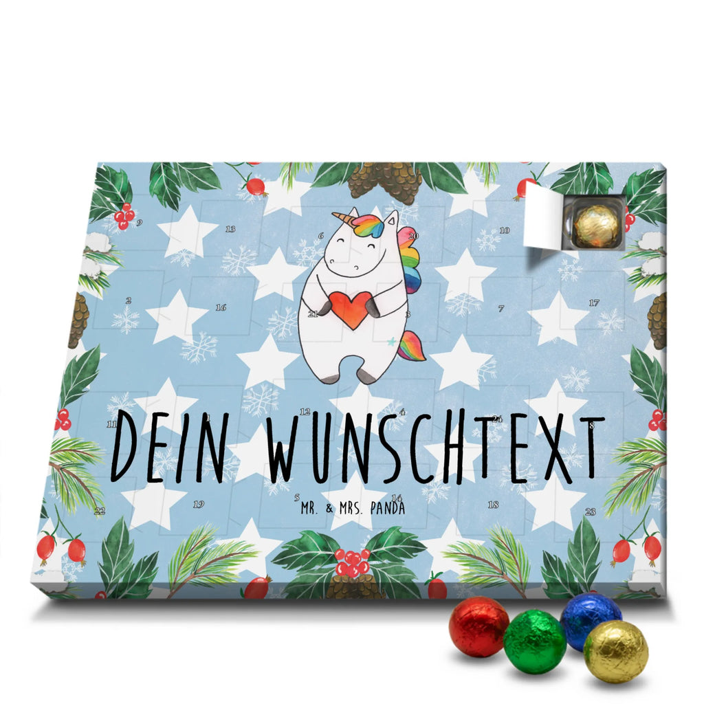 Personalisierter Schoko Adventskalender Einhorn Herz Personalisierter Adventskalender, Adventskalender mit Namen, Einhorn, Einhörner, Einhorn Deko, Pegasus, Unicorn, Herz, schlimm, böse, witzig, lustig, Freundin, anders, bunt