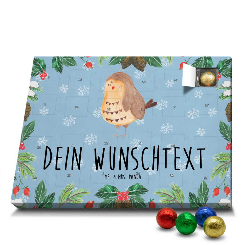 Personalisierter Schoko Adventskalender Eule Zufrieden Personalisierter Adventskalender, Adventskalender mit Namen, Eule, Eule Spruch, Eule deko, Owl, Liebe Spruch, Romantisch, Wortspiel lustig, Spruch schön, Geschenk Hochzeitstag