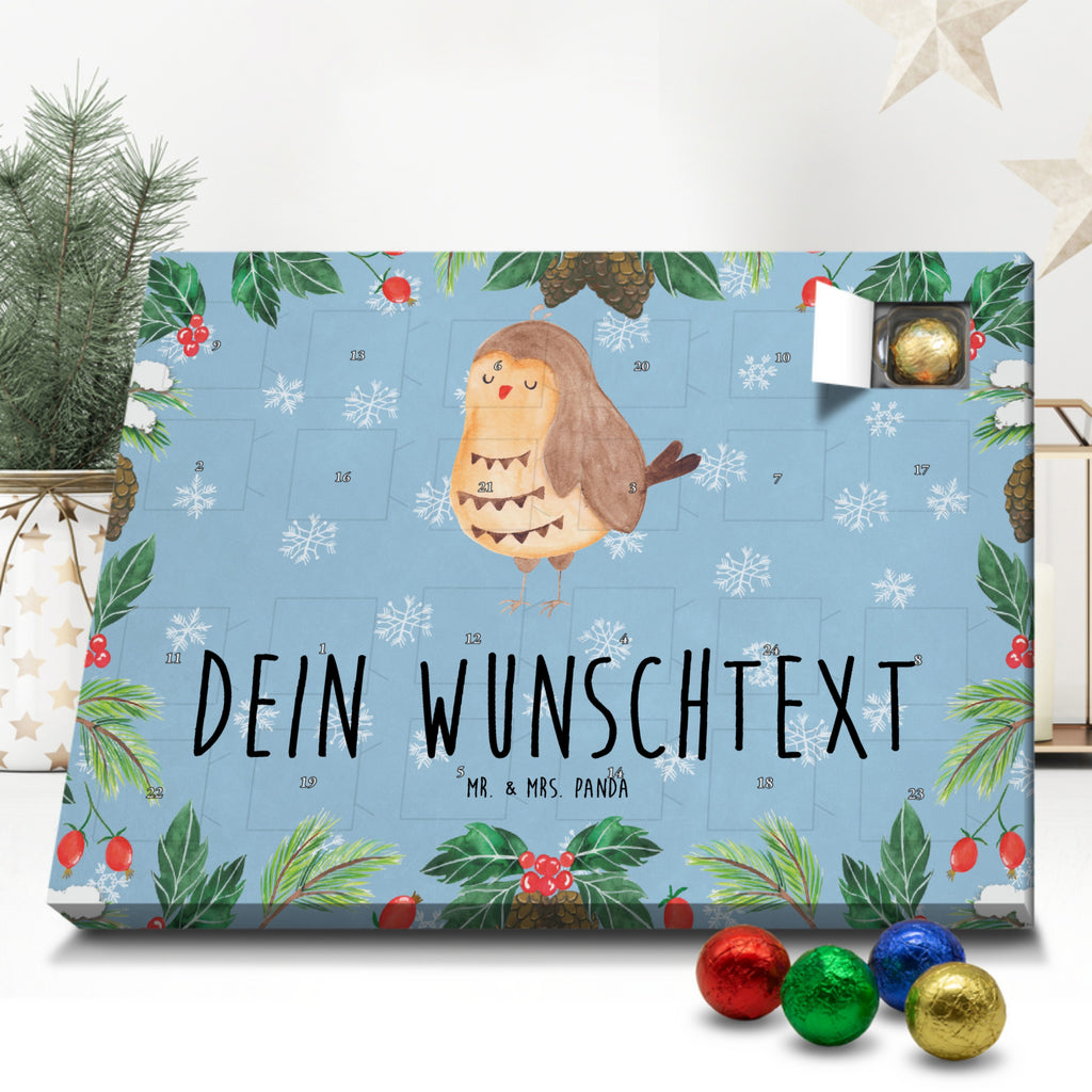 Personalisierter Schoko Adventskalender Eule Zufrieden Personalisierter Adventskalender, Adventskalender mit Namen, Eule, Eule Spruch, Eule deko, Owl, Liebe Spruch, Romantisch, Wortspiel lustig, Spruch schön, Geschenk Hochzeitstag