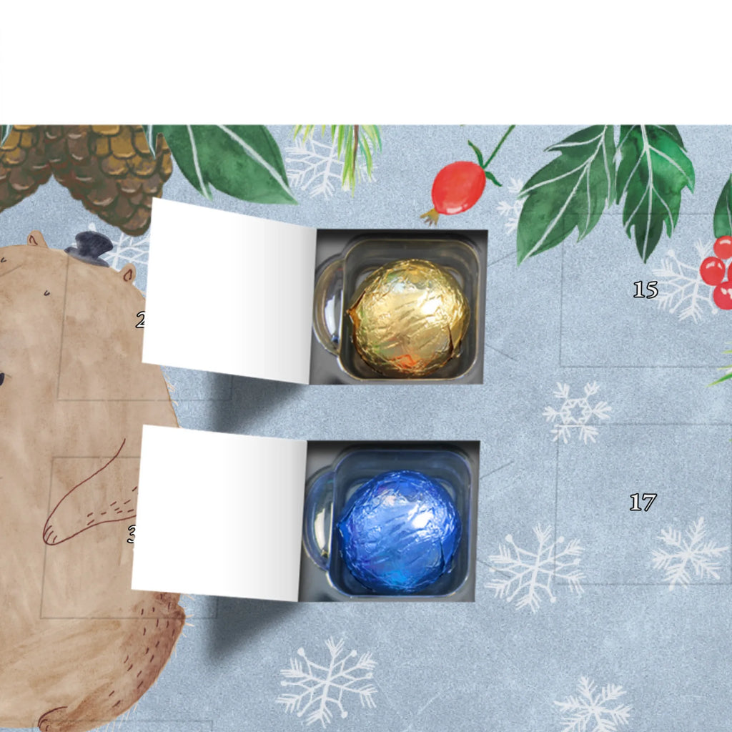 Personalisierter Schoko Adventskalender Murmeltier Personalisierter Adventskalender, Adventskalender mit Namen, Tiermotive, Gute Laune, lustige Sprüche, Tiere, Murmeltier, Knigge, Fröhlichkeit, Freundlichkeit, Respekt, Anstand