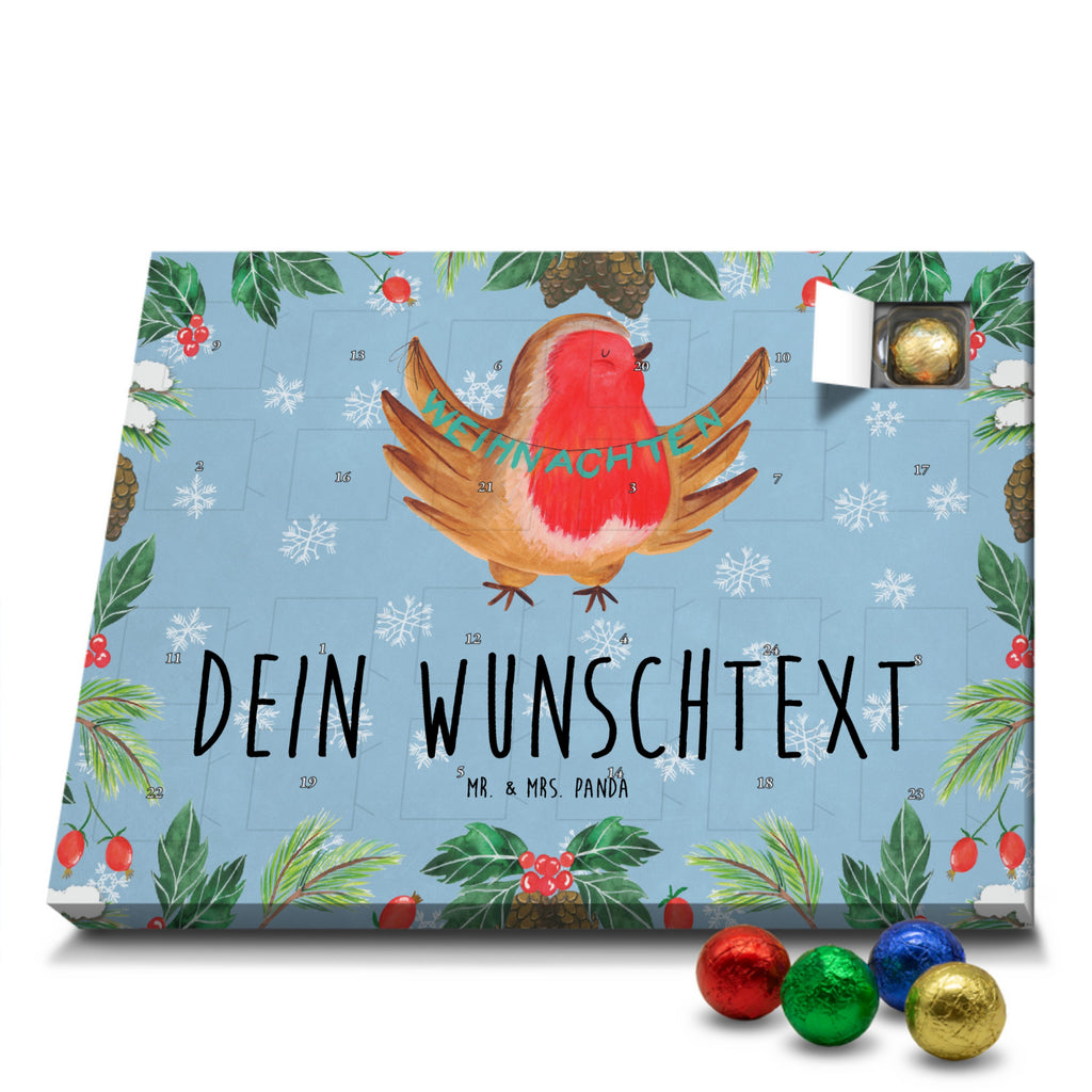 Personalisierter Schoko Adventskalender Rotkehlchen Weihnachten Personalisierter Adventskalender, Adventskalender mit Namen, Winter, Weihnachten, Weihnachtsdeko, Nikolaus, Advent, Heiligabend, Wintermotiv, Frohe Weihnachten, Weihnachtsmotiv, Weihnachtsgruß, Vogel, xmas