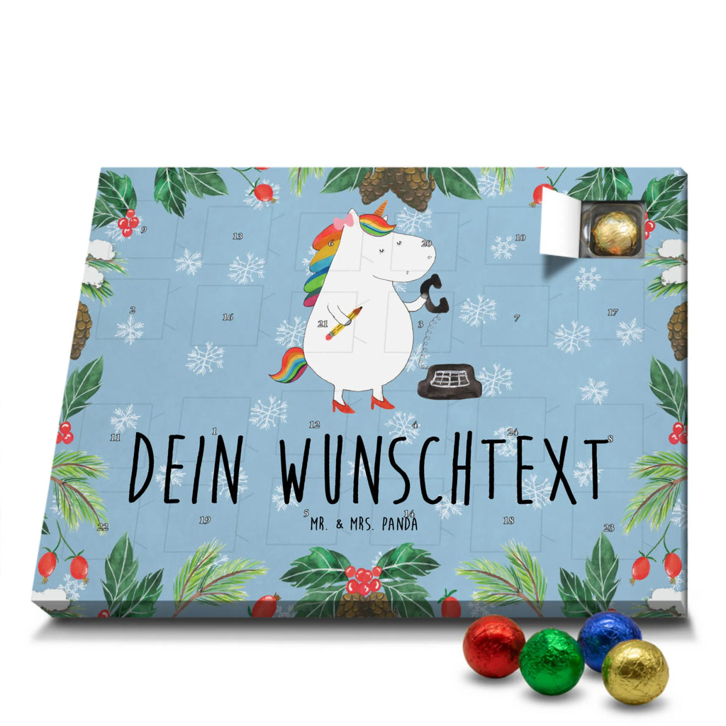 Personalisierter Schoko Adventskalender Einhorn Sekretärin Personalisierter Adventskalender, Adventskalender mit Namen, Einhorn, Einhörner, Einhorn Deko, Unicorn, Sekretärin, Büro, Rechtsanwältin, Rechtsanwaltsgehilfin, Steuerbüro, Steuerkanzlei, Bürokraft, Bürohilfe