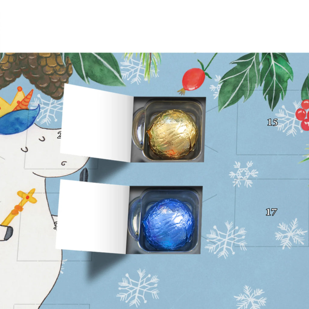 Personalisierter Schoko Adventskalender Einhorn König mit Schwert Personalisierter Adventskalender, Adventskalender mit Namen, Einhorn, Einhörner, Einhorn Deko, Pegasus, Unicorn, König, Ritter, Mittelalter