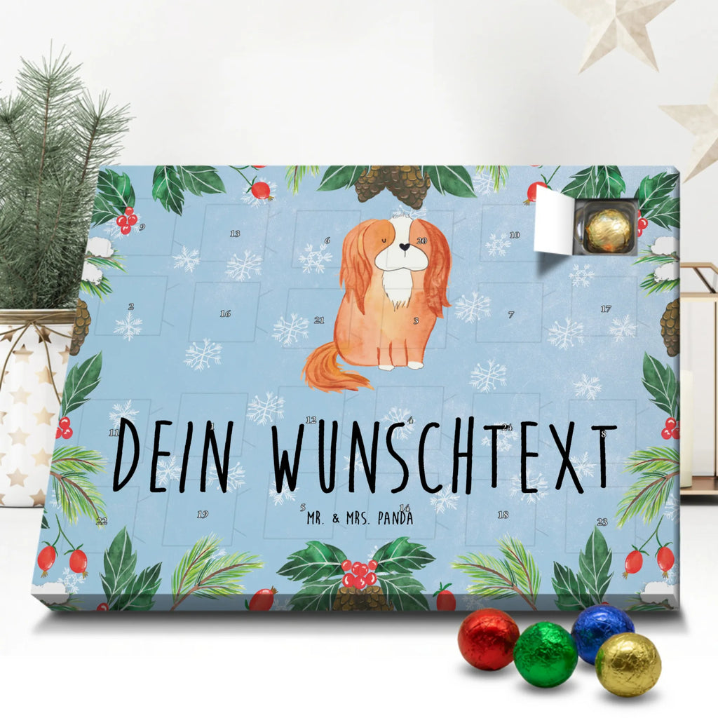 Personalisierter Schoko Adventskalender Hund Cavalier King Charles Spaniel Personalisierter Adventskalender, Adventskalender mit Namen, Hund, Hundemotiv, Haustier, Hunderasse, Tierliebhaber, Hundebesitzer, Sprüche, Cavalier King Charles Spaniel, Cockerspaniel, Spaniel, Spruch, schönster Hund